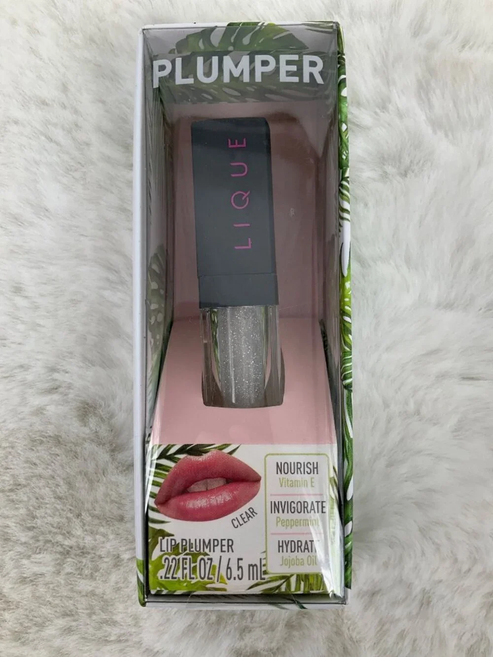 LIQUE Lip Care Lip Gloss High Roller & Lip Plumper Clear 2 pc lot NEW sealed